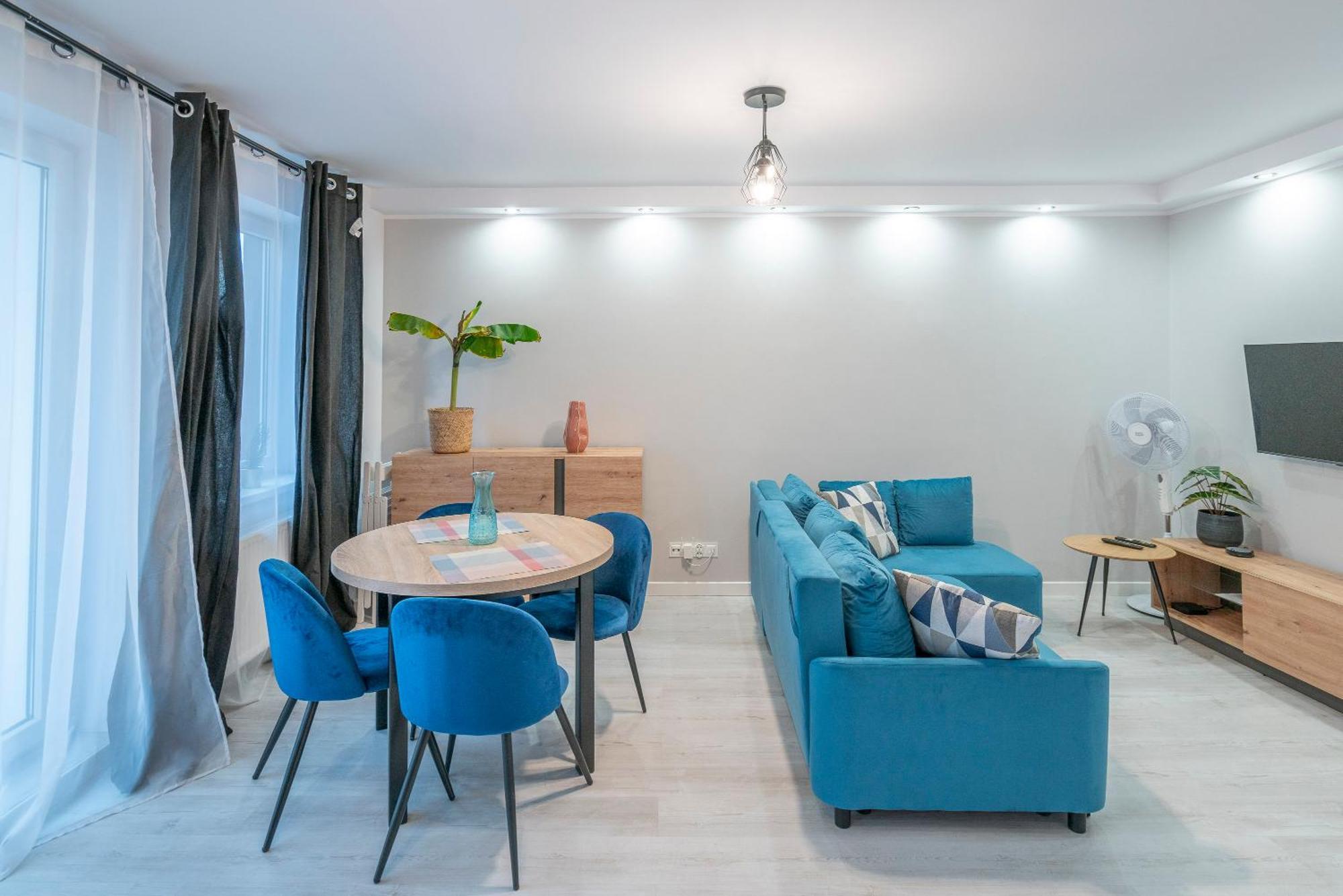 Stylowy Apartament Blue Self Check In 24H Wrocław Zewnętrze zdjęcie